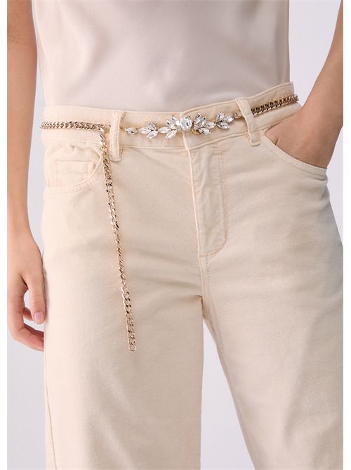 Pantaloni flare in velluto LIU JO | UF6088T702A/30905